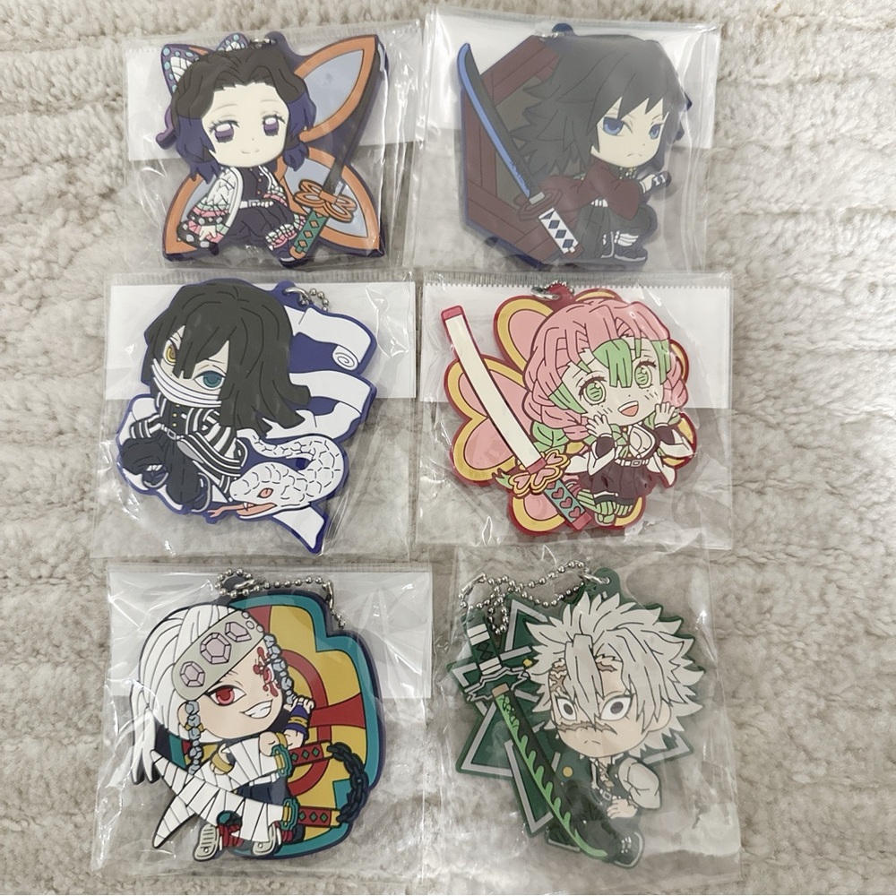 Demon Slayer Kimetsu no Yaiba hashira key chain bundle